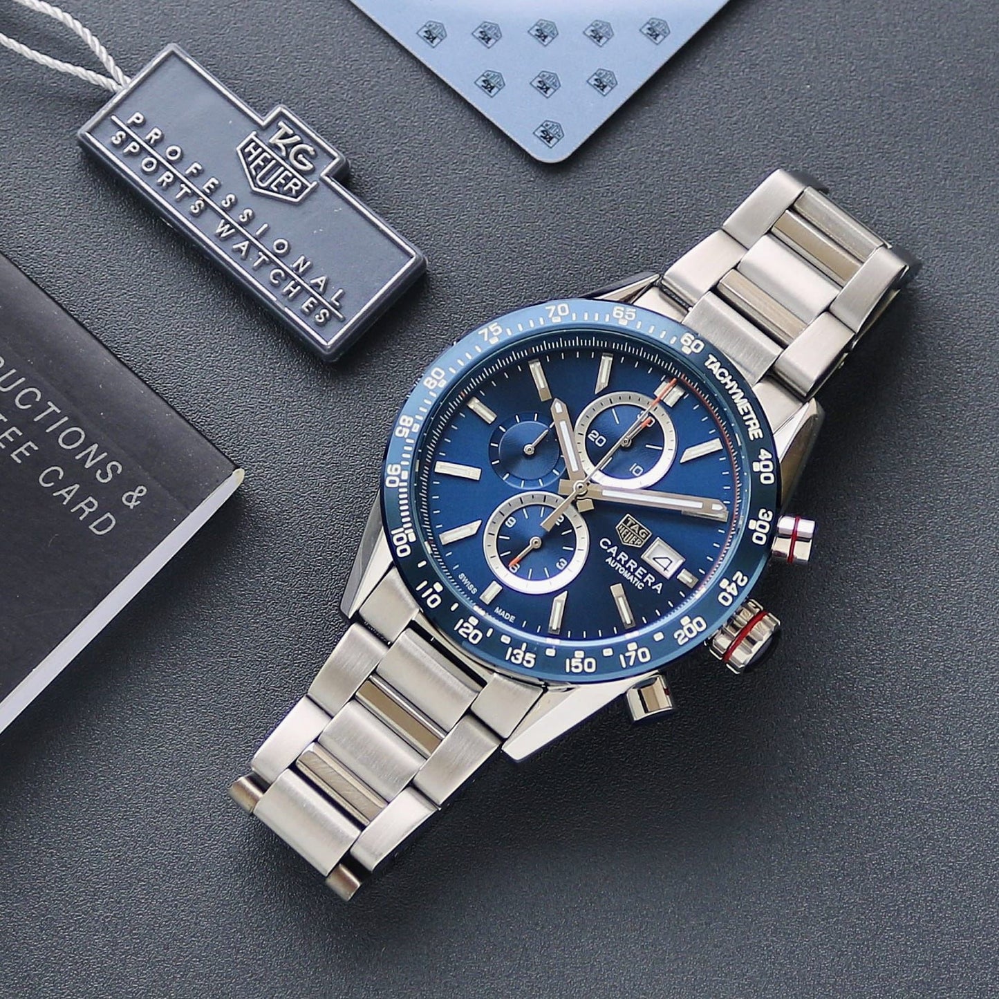 TAG Heuer Carrera Chronograph Men’s Watch – Blue Dial