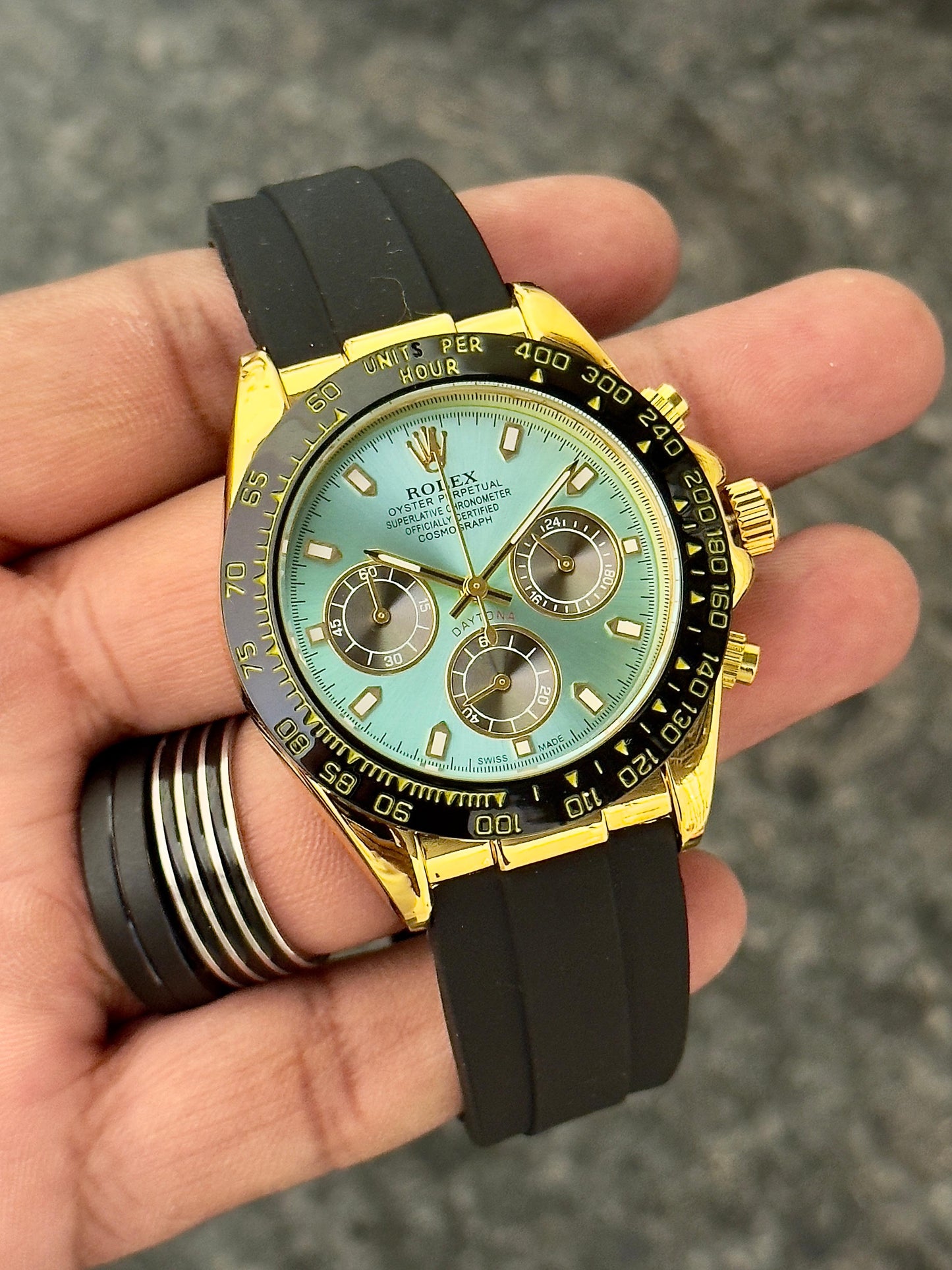 Luxury Daytona Chronograph Ice Blue Dial Men’s Watch