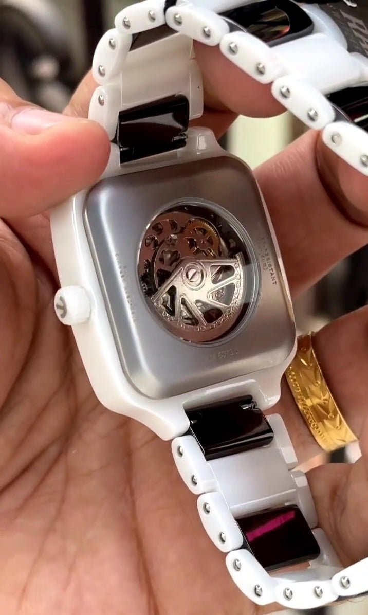 Rado Square Automatic Menβs Watch β White Ceramic - Chronoverse