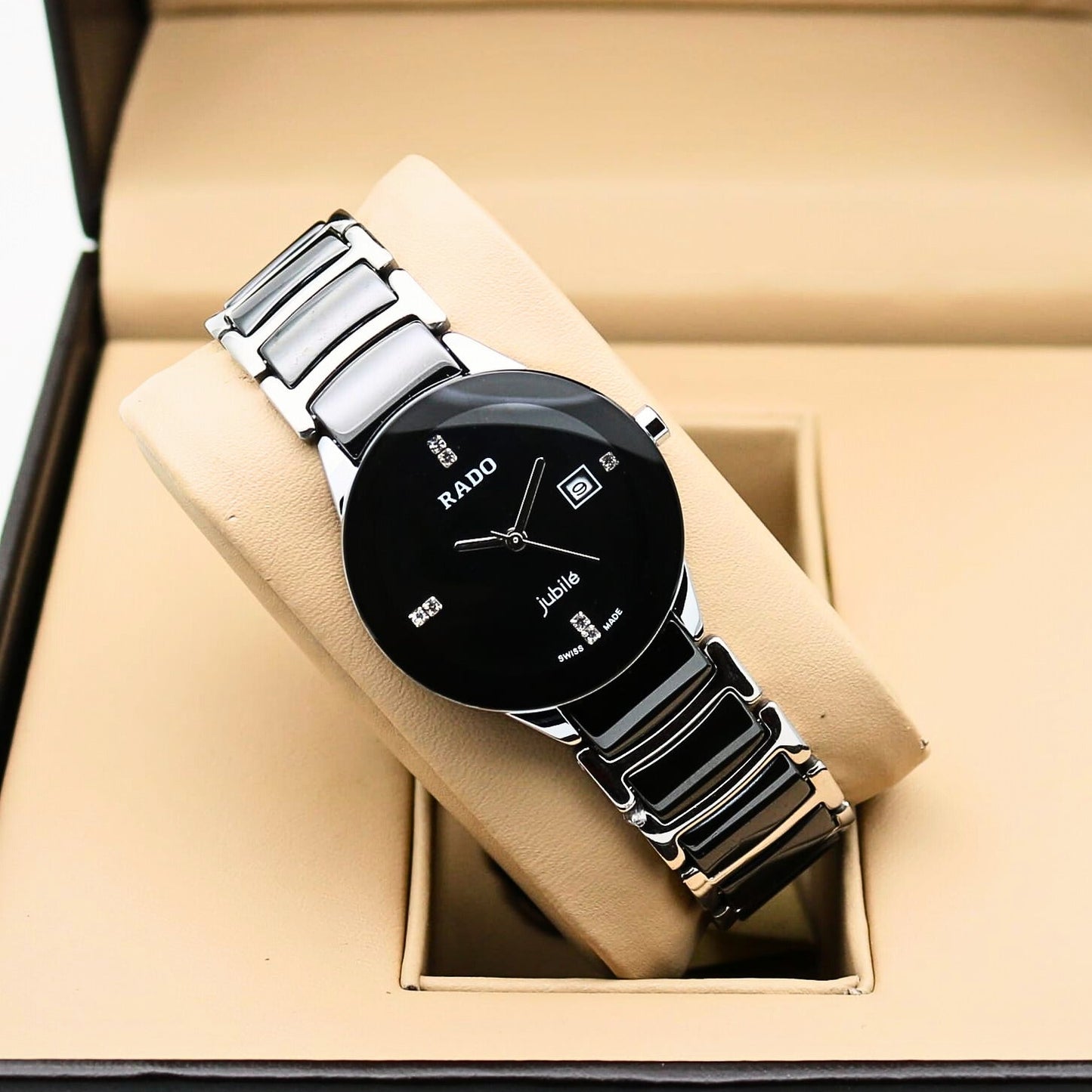 Rado Jubile Black & Silver Men’s Watch”