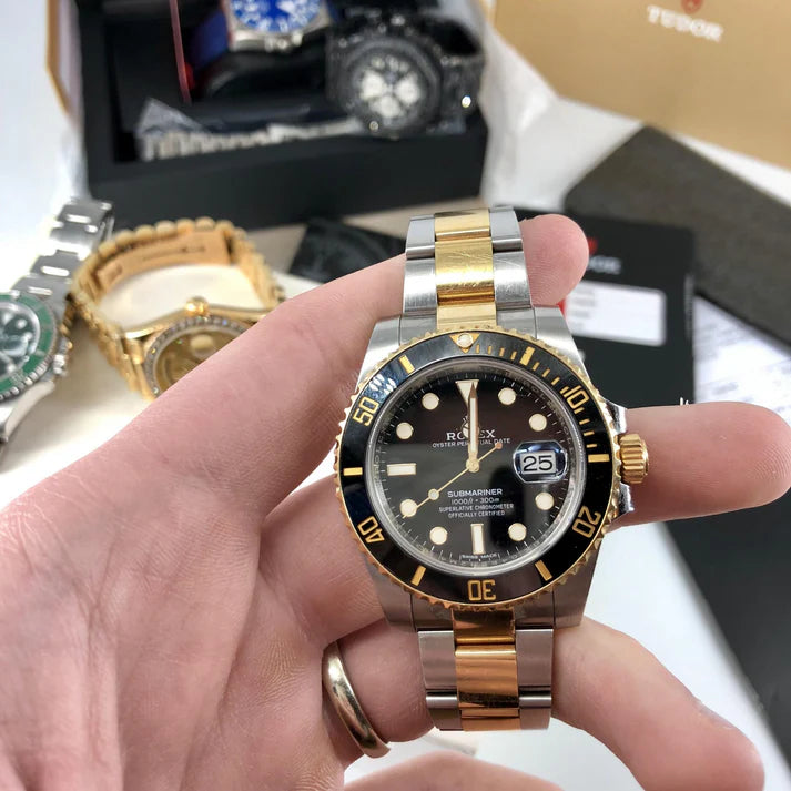 Ro.lex Sea-Dweller Two-Tone Black Gold