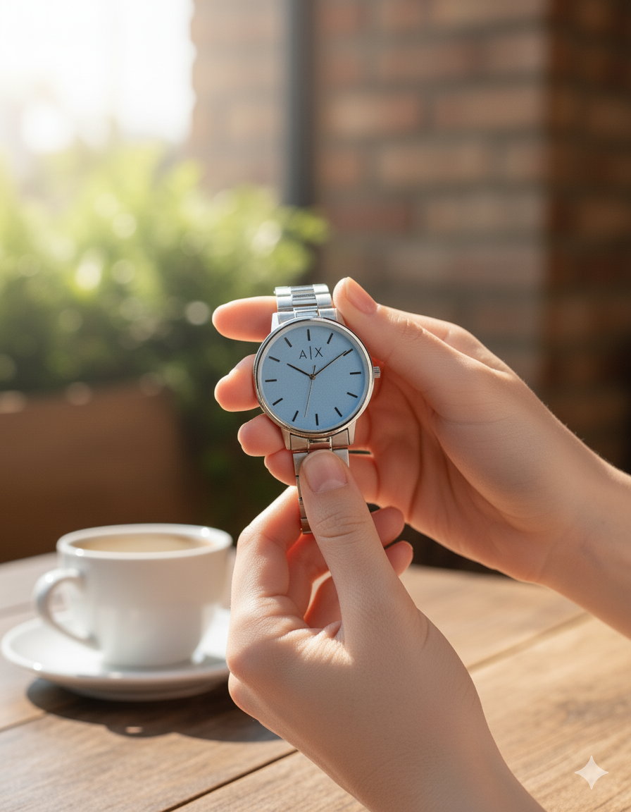 Armani Exchange Men’s Watch – Blue Dial