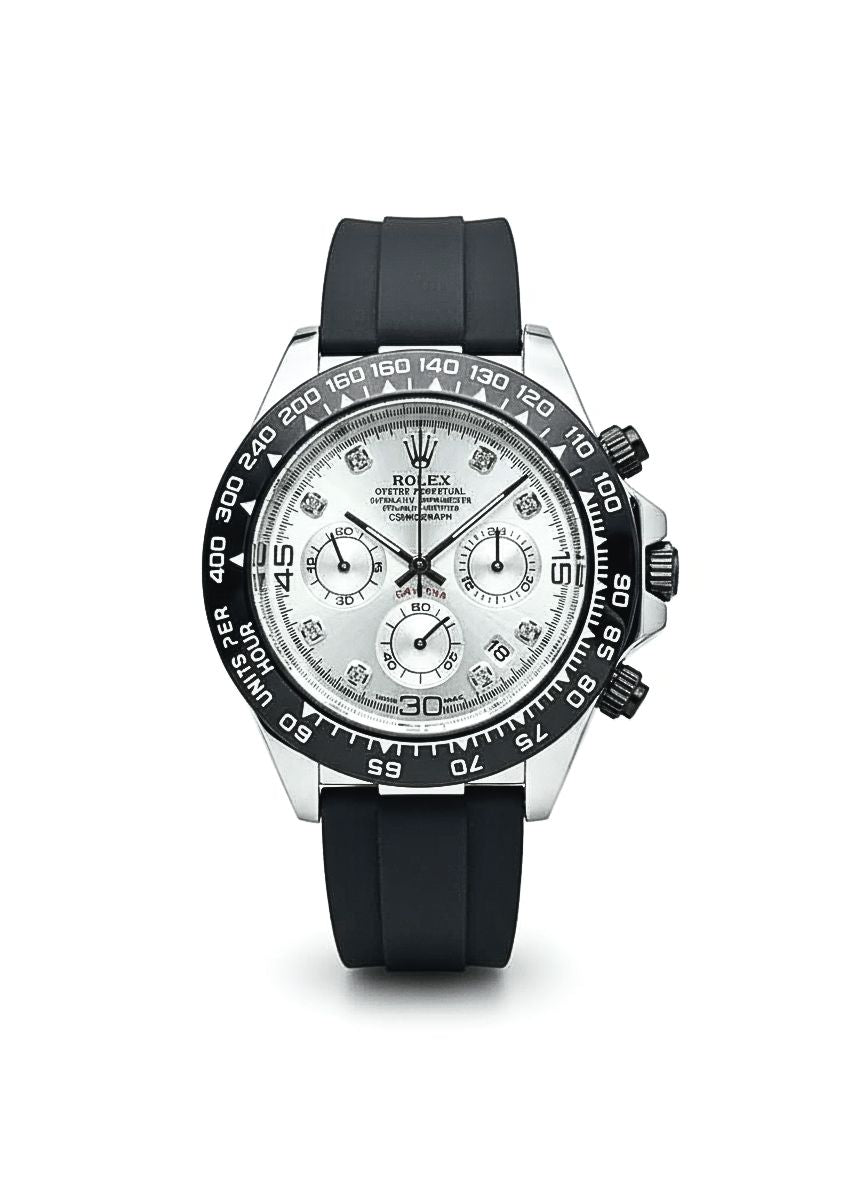 Luxury Daytona Chronograph Silver Dial Men’s Watch