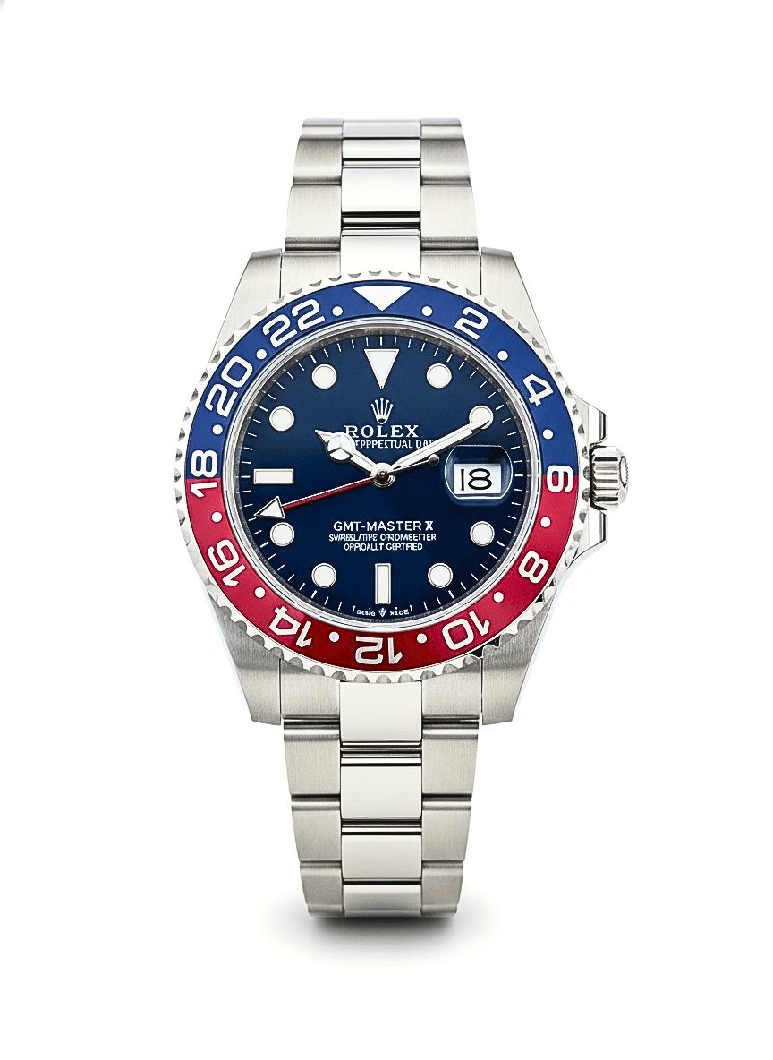 Luxury GMT Master Pepsi Bezel Men’s Watch – Blue Dial Edition
