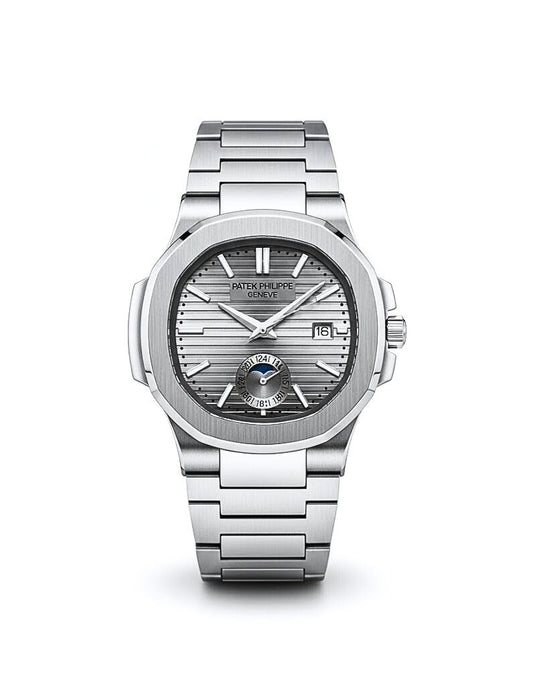 Patek Philippe Grey Dial Men's Watch – Moonphase Steel Luxury Edition