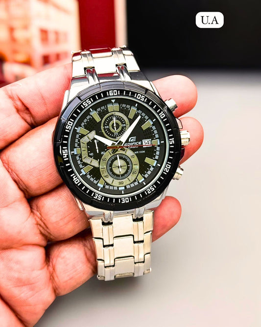 Casio Edifice Silver Chronograph Men’s Watch