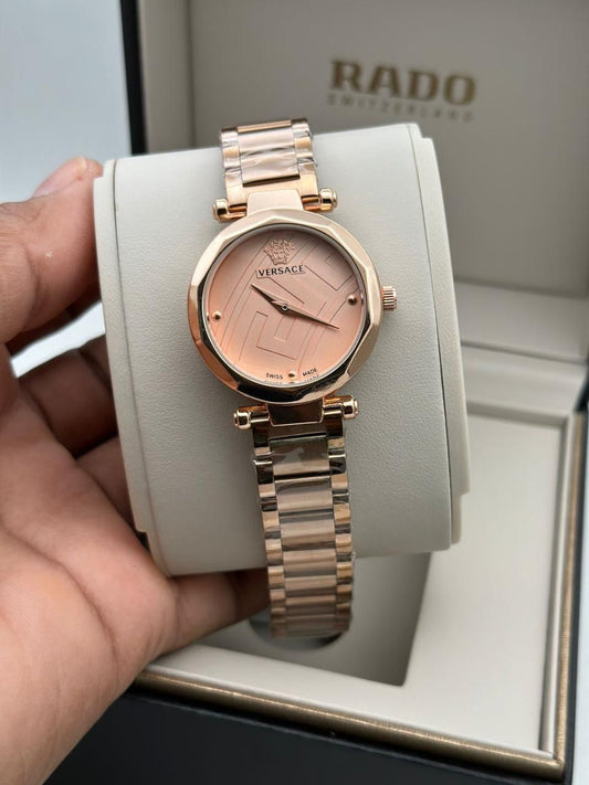 Versace Rose Gold Dial Women’s Watch