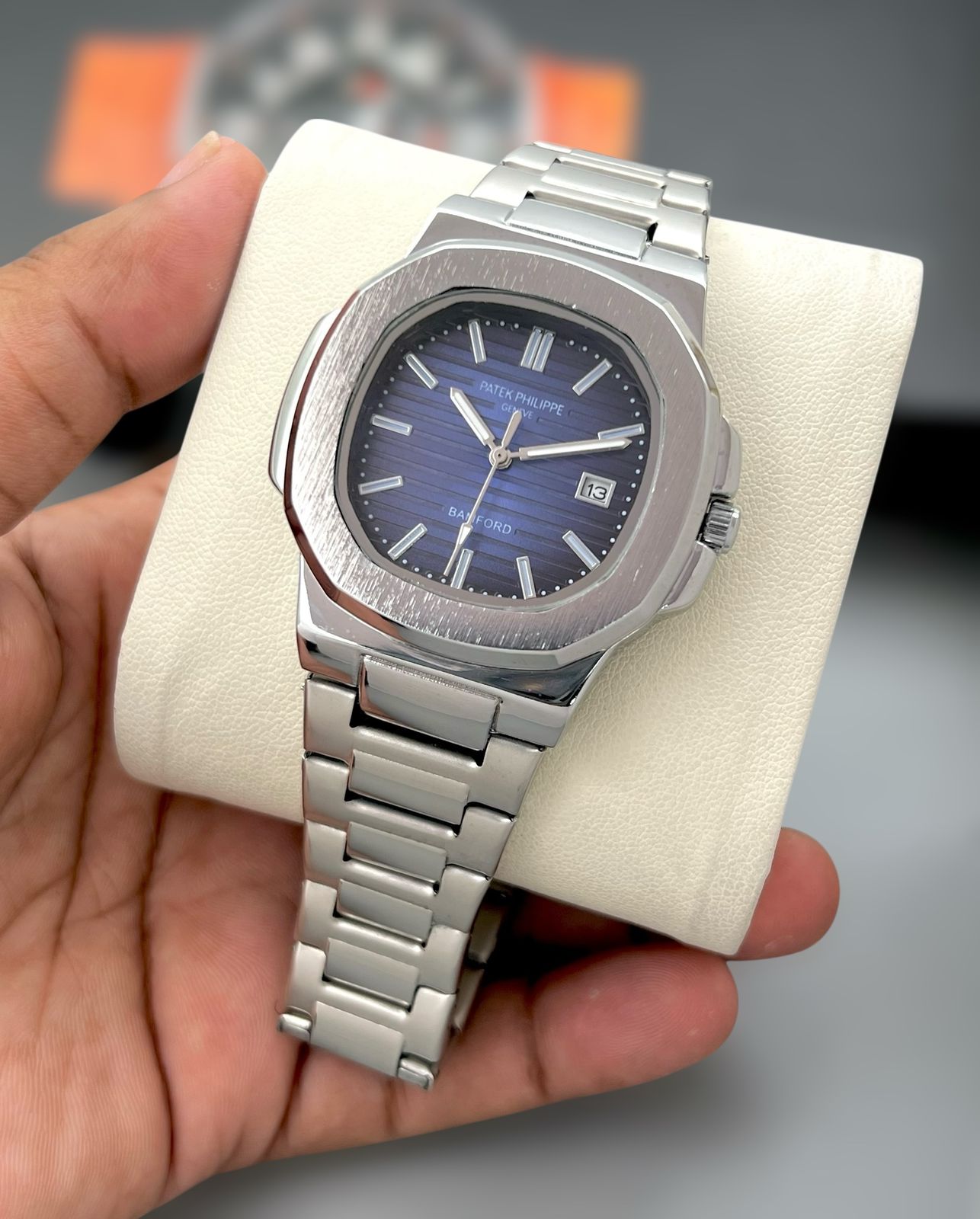 Patek Philippe Blue Dial Men's Watch – Luxury Edition