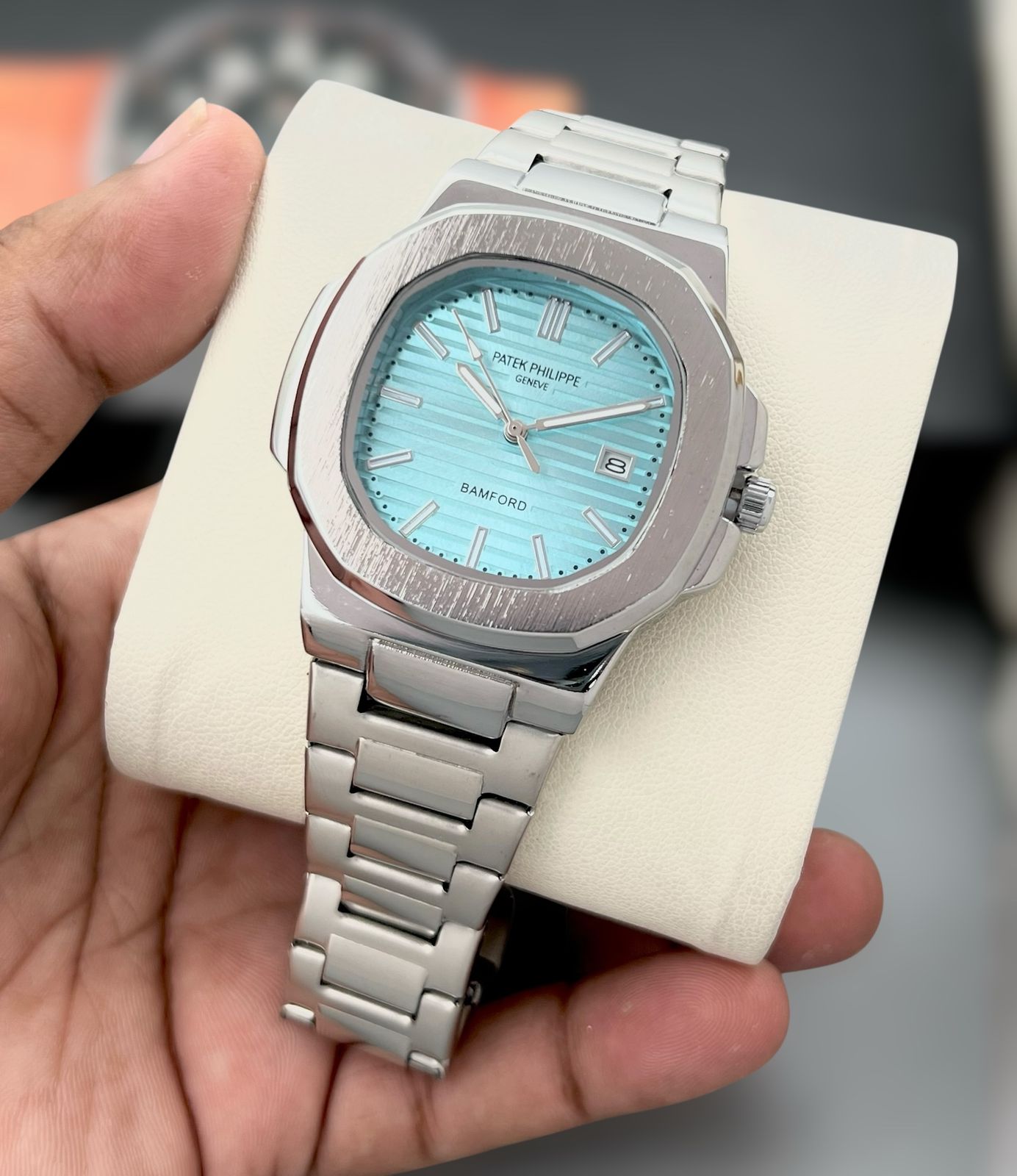 Patek Philippe Tiffany Blue Dial Men's Watch – Luxury Edition