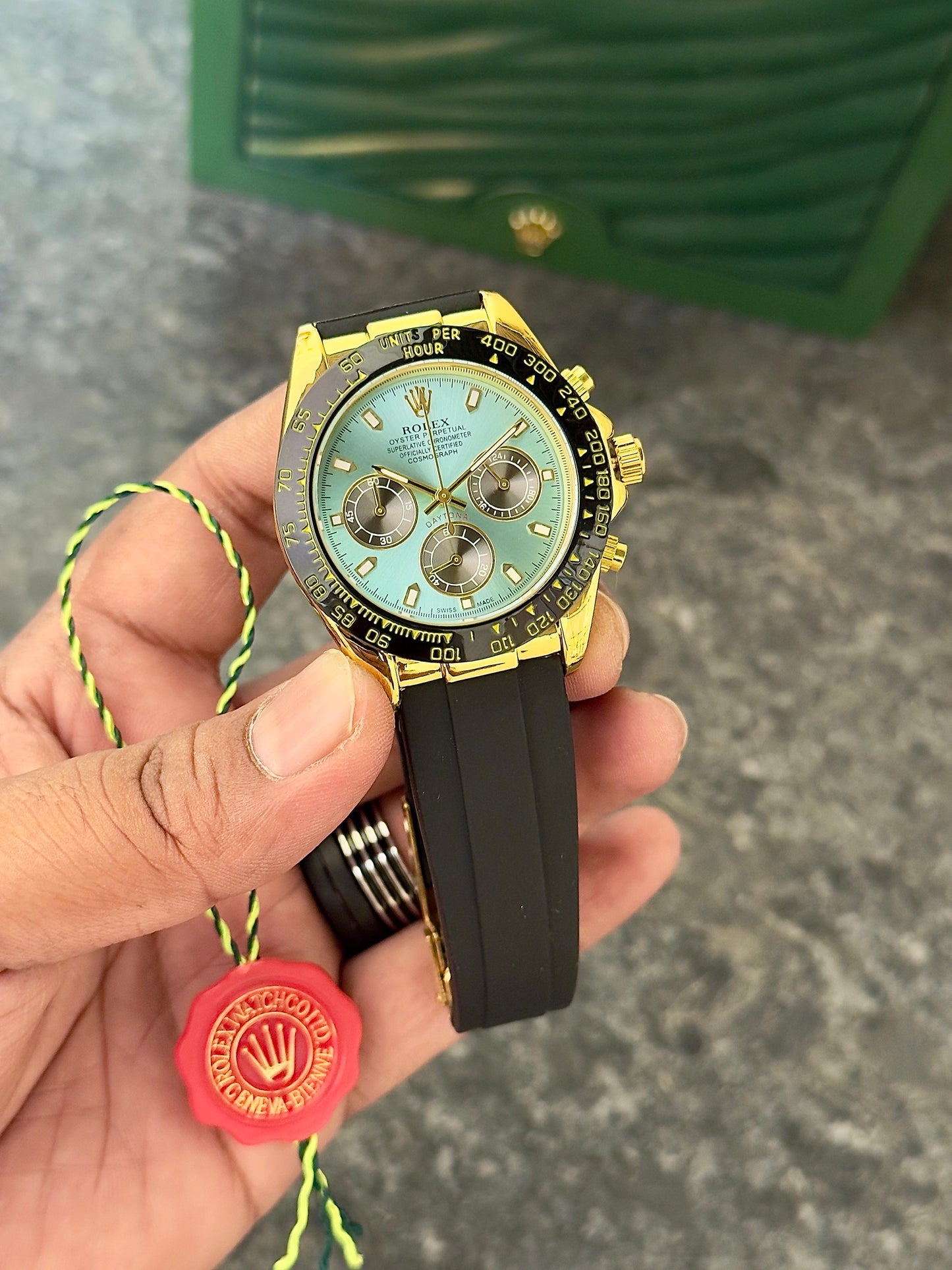 Luxury Daytona Chronograph Ice Blue Dial Men’s Watch