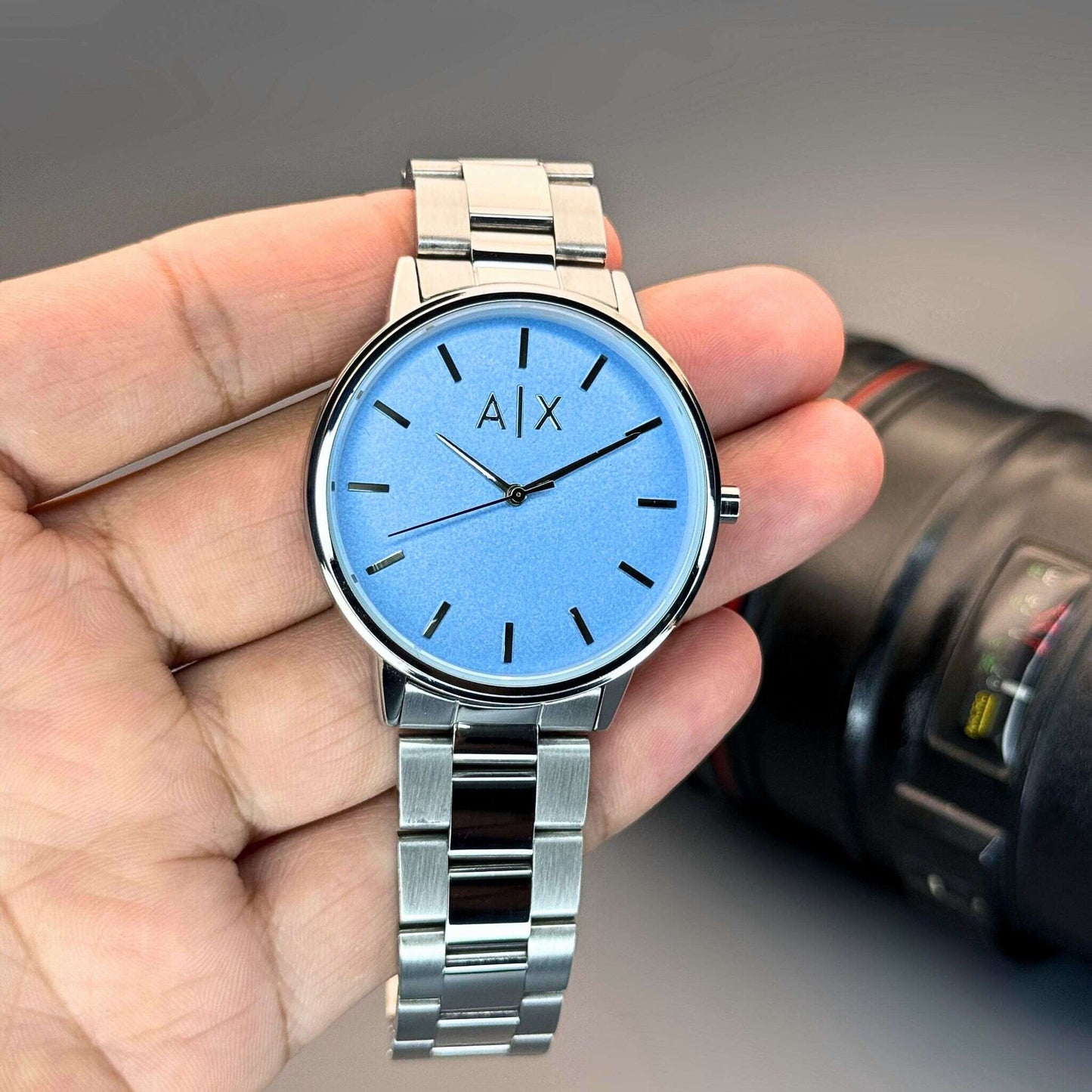 Armani Exchange Men’s Watch – Blue Dial