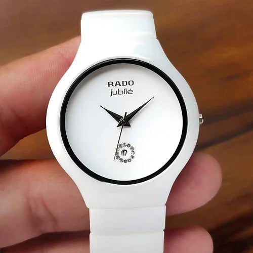 Rado Jubile White Dial Ceramic Watch