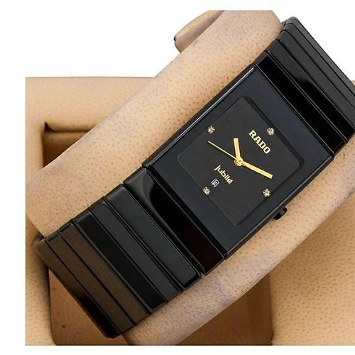 Rado Black Dial Ceramic Men's Watch