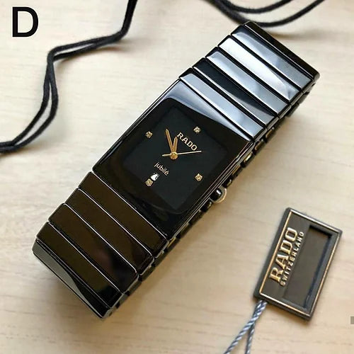 Rado Black Dial Ceramic Men's Watch