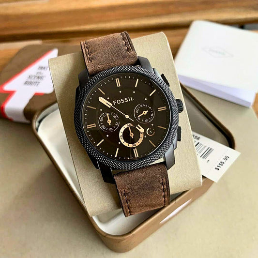 Fossil Chronograph Brown Leather Men’s Watch