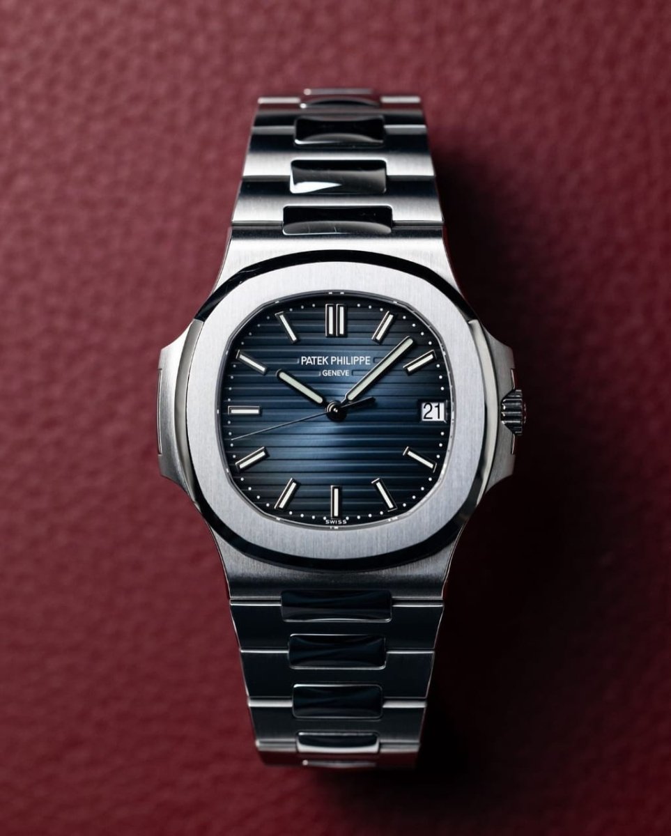 Patek Philippe Nautilus Blue Dial Stainless Steel Men’s Watch ✅ - Chronoverse