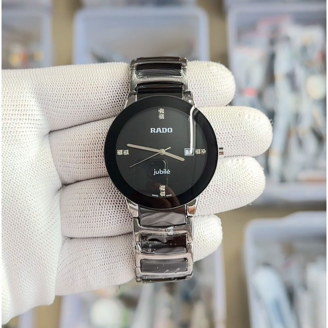 Rado Jubile Black & Silver Men’s Watch” - Chronoverse