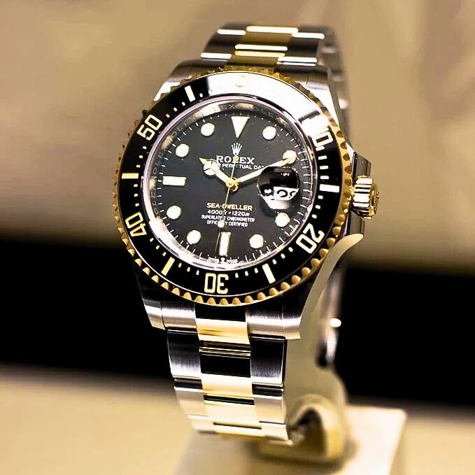 Ro.lex Sea-Dweller Two-Tone Black Gold