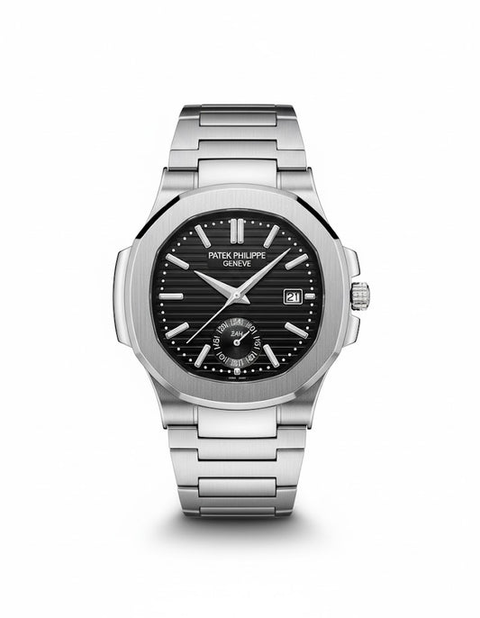 Patek Philippe Black Dial Men's Watch– Steel Sport Luxury Edition